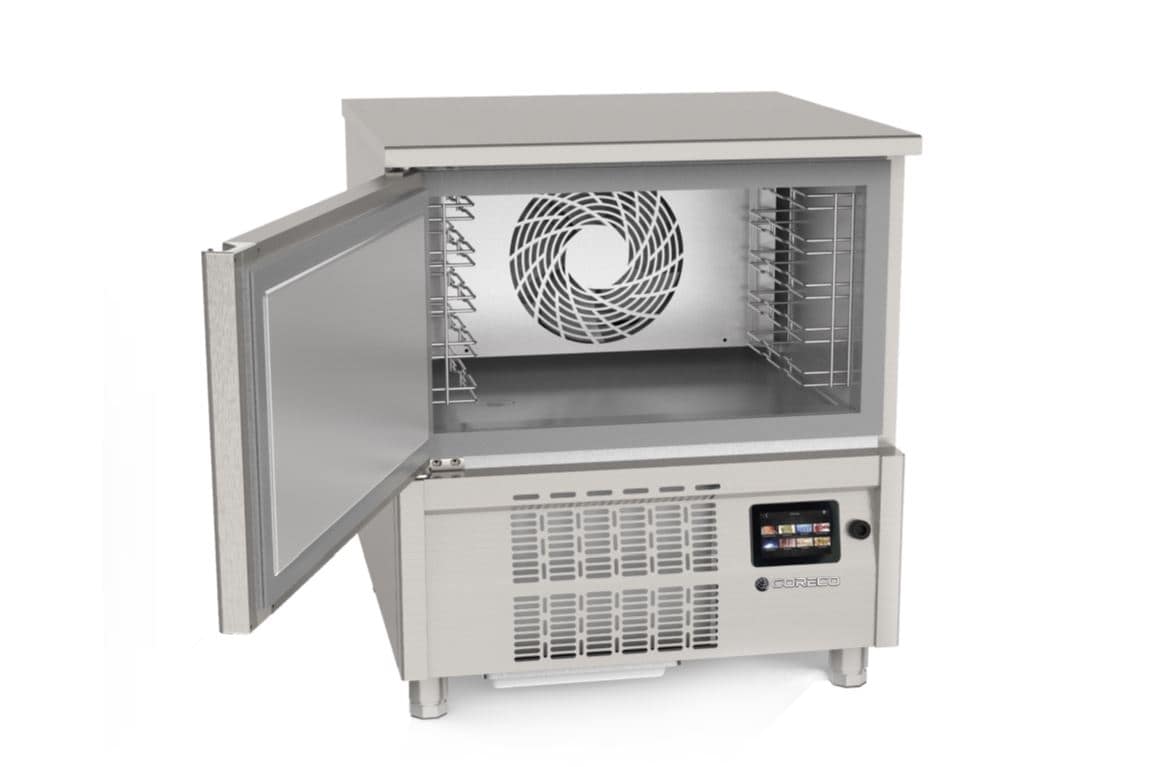 abatidores son capaces de operar a una temperatura de -40°C y están diseñados para cumplir con los más altos estándares sanitarios, HACCP y normas de seguridad eléctrica.