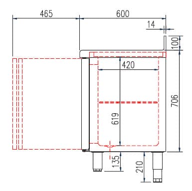 Mesa Congelación Industrial Bogota Marca CORECO Snack MCS - Imagen 5