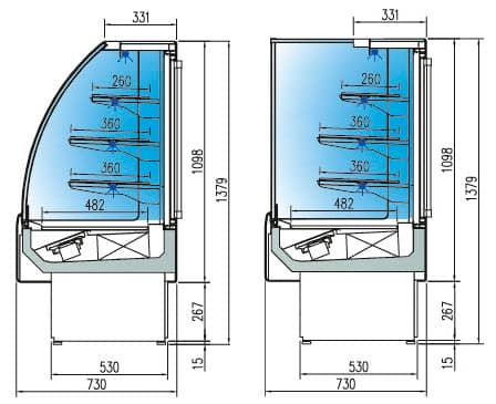 Proveedor Vitrina Autoservicio Refrigerada Marca CORECO en Bogotá - Imagen 3